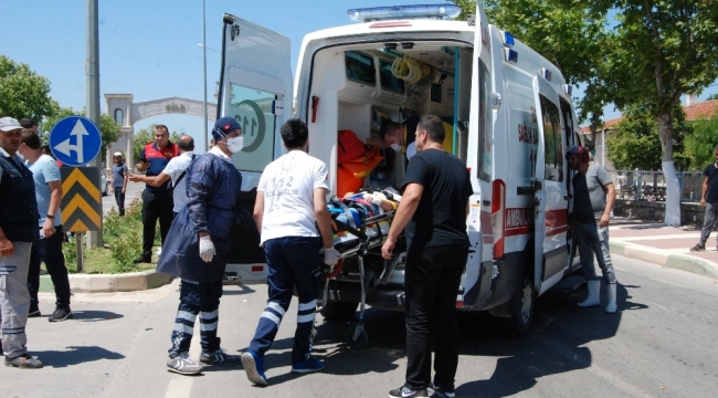 Bayramiç'te trafik kazası: 1 yaralı