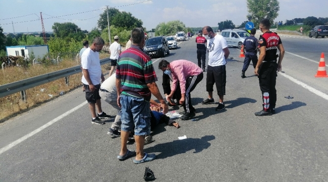 Çanakkale'de cipin çarptığı ATV sürücüsü yaralandı