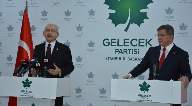CHP Genel Başkanı Kılıçdaroğlu'ndan Davutoğlu'na ziyaret