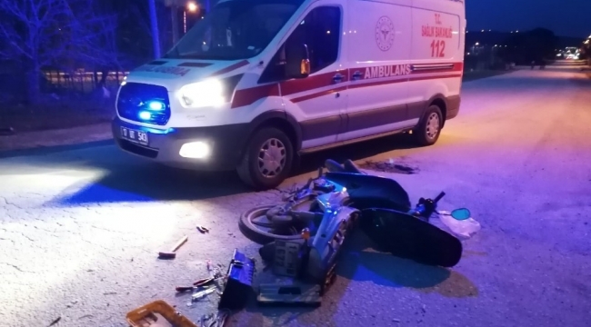 Çan'da trafik kazası: 1 yaralı