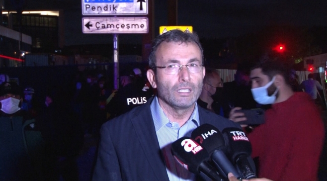Pendik Belediye Başkanı Ahmet Cin: "Etraftaki 13 tane binanın ciddi hasarları var"