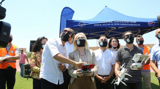 Akdeniz Üniversitesinin güvenliğini artık droneli ekipler sağlayacak