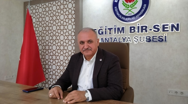 Eğitim Bir Sen Antalya Başkanı Miran: "Ek 40 bin öğretmen ataması yapılmalı"