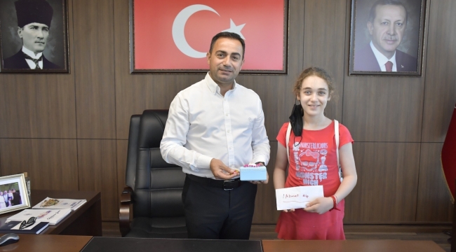 Elifnaz'dan, SMA hastası Ahmet Alp için örnek davranış