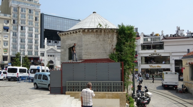 İBB'den Taksim Maksemi'nin duvarına jeneratör