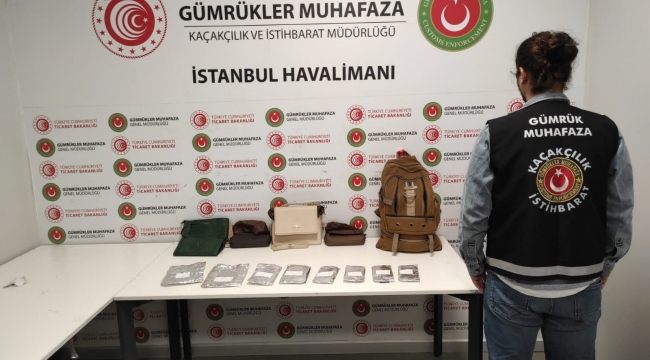 İstanbul Havalimanı'nda 13 kilo uyuşturucu ele geçirildi