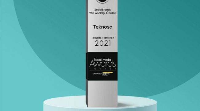 Teknosa'ya Social Media Awards'dan altın ödül