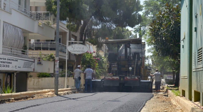 Üçgen'de 10 bin ton asfalt kullanılacak