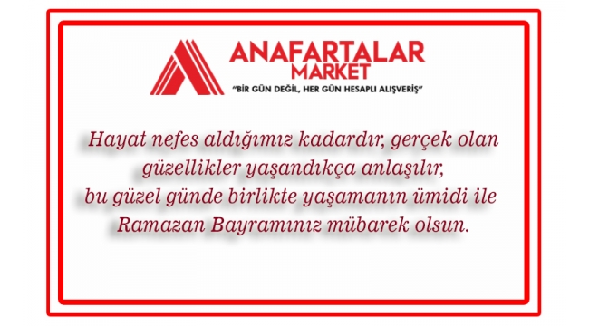 Anafartalar Market'in Kurban Bayramı Mesajı