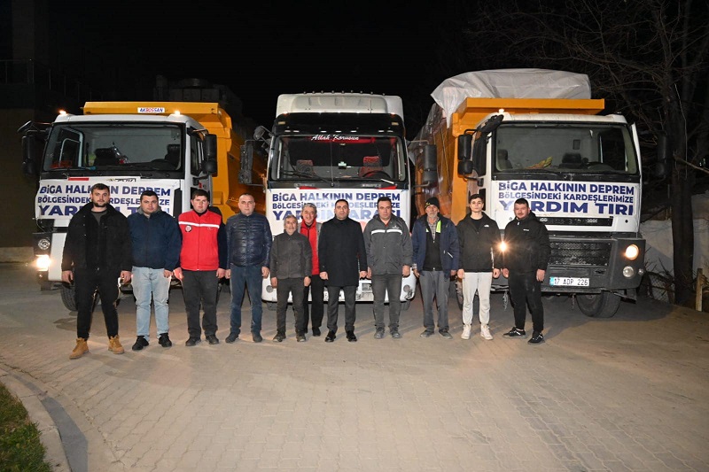 "Biga'nın Yardımları Ulaşmaya Devam Ediyor"