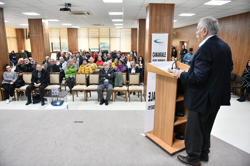 Başkan Gökhan Kent Konseyinde Deprem Çalışmalarını Anlattı