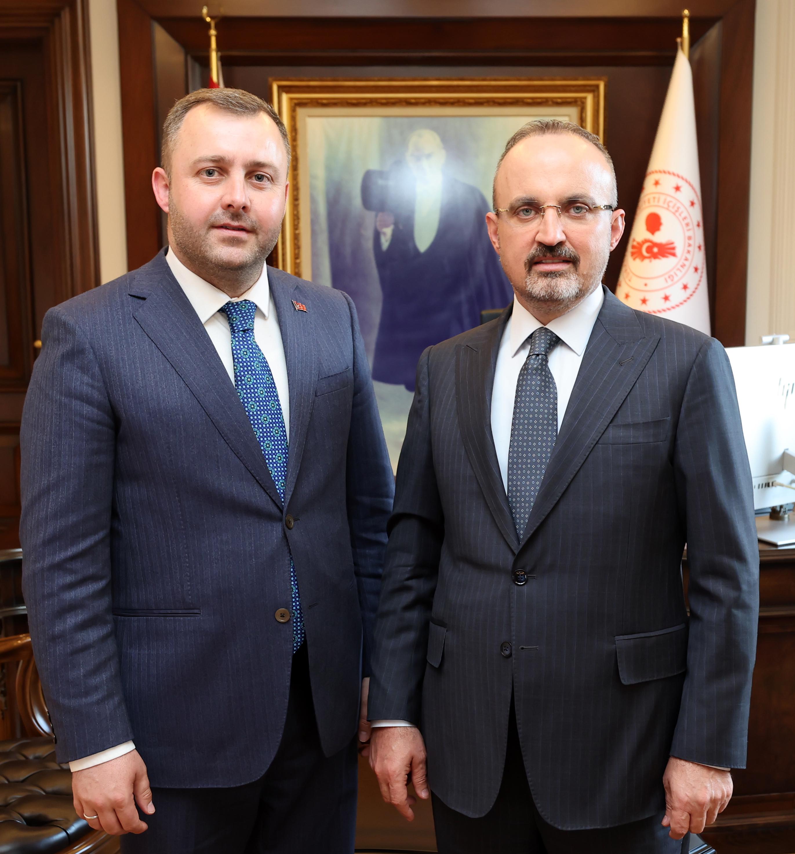Ezine Belediye Başkanı Yüksel, Turan'ı ziyaret etti