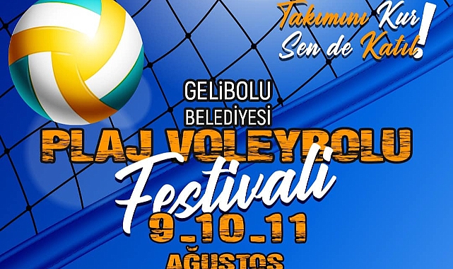 Gelibolu'da Plaj Voleybolu Festivali düzenlenecek
