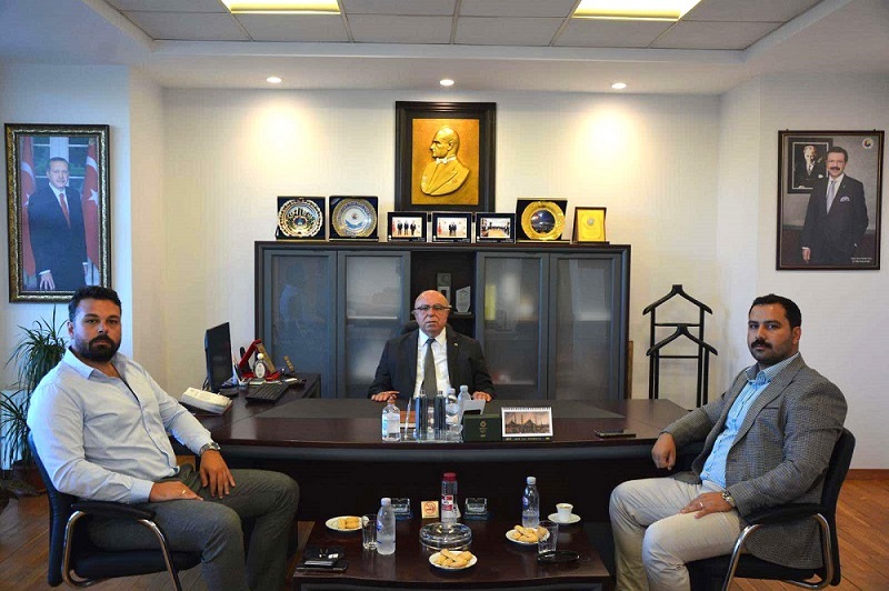 ÇANAKKALE KENT KONSEYİNDEN ÇANAKKALE TİCARET BORSASI YÖNETİM KURULU BAŞKANI ABDULLAH DENİZ'E ZİYARET